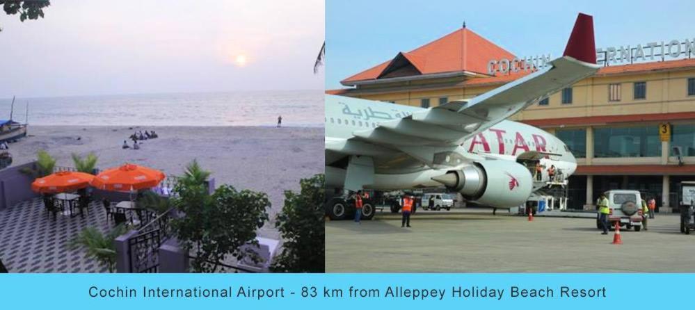 Alleppey Holiday Beach Resort Alappuzha Zewnętrze zdjęcie